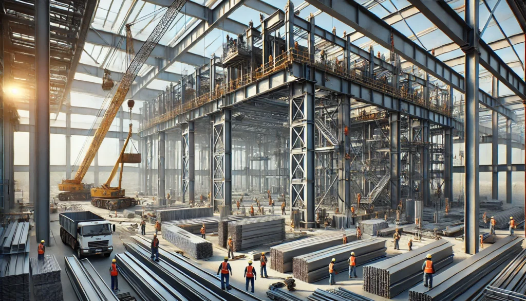 الهیاکل الفولاذیه المقاومه ومکانتها فی صناعه البناء الحدیثه