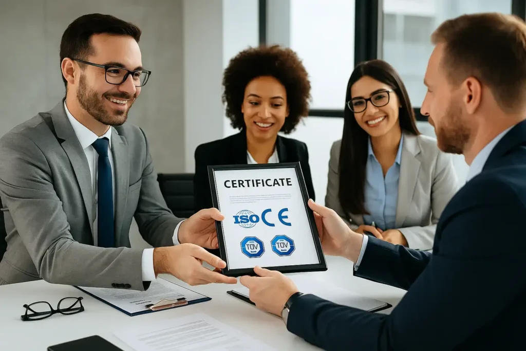 نقش گواهینامه‌های بین‌المللی در تسهیل صادرات خدمات فنی و مهندسی