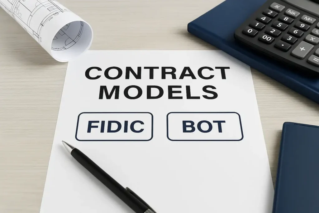 مدلهای قراردادی نوین (FIDIC و BOT) در مشاوره بینالمللی پروژهها